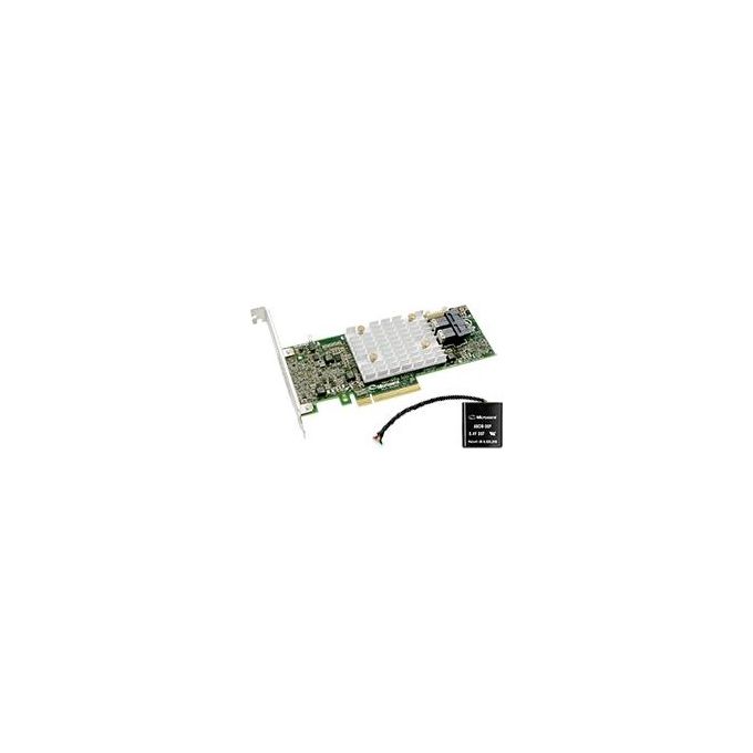 Microsemi 2290200-R SmartRAID 3152-8i Controller RAID PCI Express x8 3.0 12 Gbit-s SAS SATA III 2 GB DDR4 colore Nero