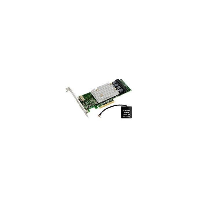 Microchip ADAPTEC 2295000-R SmartRAID 3154-16i Controller RAID PCI Express x8 3.0 12 Gbit-s 4096 MB DDR4 MD2 colore Nero