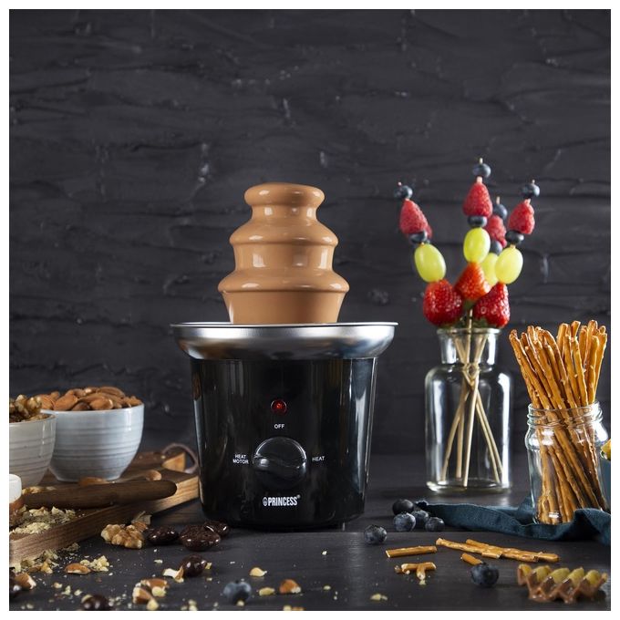 Princess Fontana di Cioccolato Modello 292994, Potenza 32W, Capacita' 0,4 Litri, Colore Nero