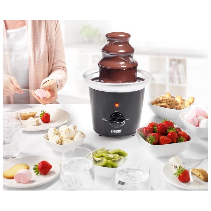 Princess Fontana di Cioccolato Modello 292994, Potenza 32W, Capacita' 0,4 Litri, Colore Nero