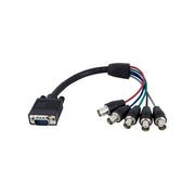 Startech Cavo coassiale per monitor HD15 VGA a 5 BNC RGBHV 30 cm - M-F
