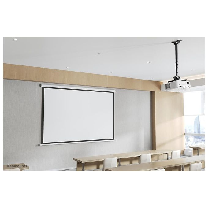 Neomounts CL25-540BL1 Supporto a soffitto per proiettore regolabile in altezza 60,5-90,5 cm capacita' 35 Kg rotazione 360° inclinazione ±20° colore Nero