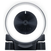 Razer Kiyo Telecamera da Scrivania con Illuminazione per Streamer Usb HD Webcam con Luce ad Anello Multi-Livello