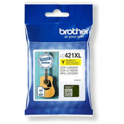 Brother LC-421XLY Cartuccia d'Inchiostro Originale Resa Elevata XL Giallo