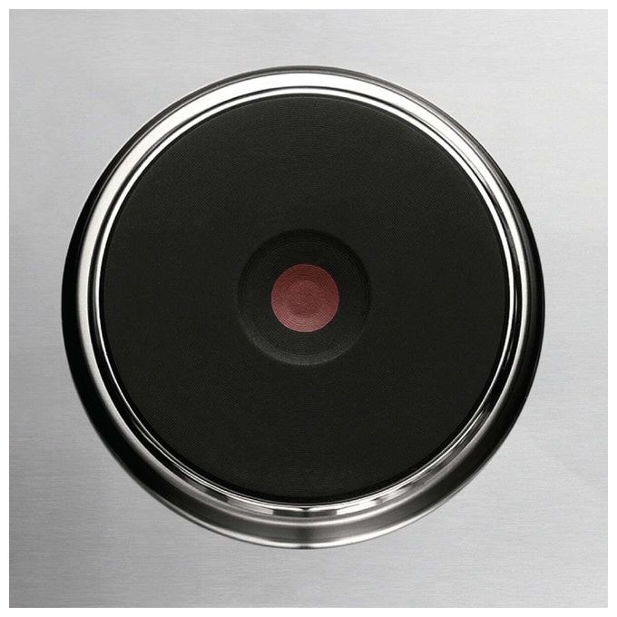 Electrolux EGL62821OX Serie 300 Piano cottura Misto 60 cm 3 fuochi gas 1 piastra elettrica 1000 W Sicurgas colore Inox