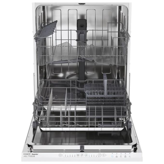 Candy CI3E9E0W Rapido Lavastoviglie Incasso a Scomparsa Totale 13 coperti Classe E 49 dB Motore Inverter Partenza Ritardata (82x60x55 cm) colore Bianco