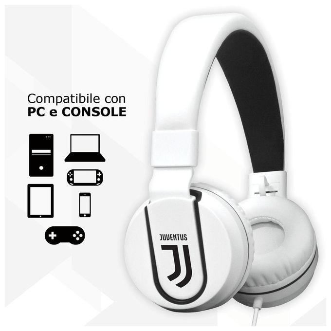 Techmade Cuffie On-Ear Ufficiali Juventus