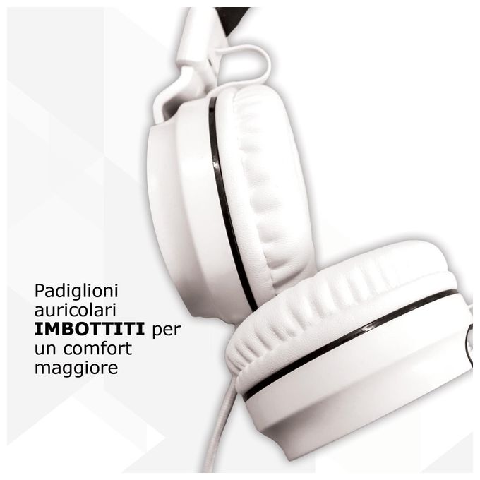 Techmade Cuffie On-Ear Ufficiali Juventus