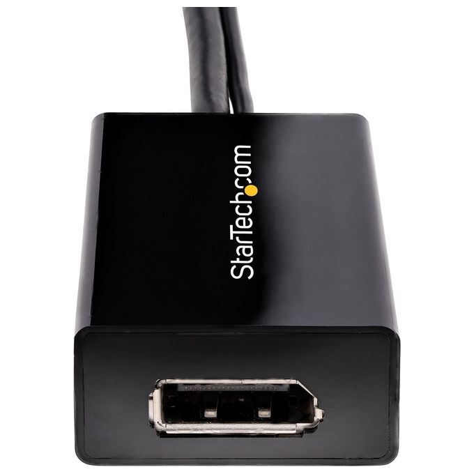 StarTech.com DVI2DP2 Adattatore DVI a DisplayPort Risoluzione 1920x1200 Alimentato USB colore Nero