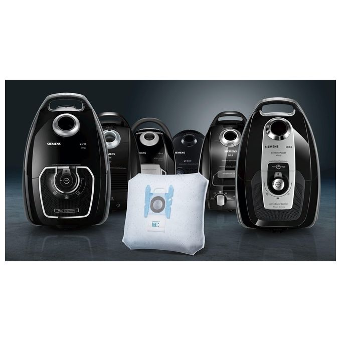 Siemens PowerProtect Universale Sacchetto per la Polvere 16 Pezzi con Chiusura