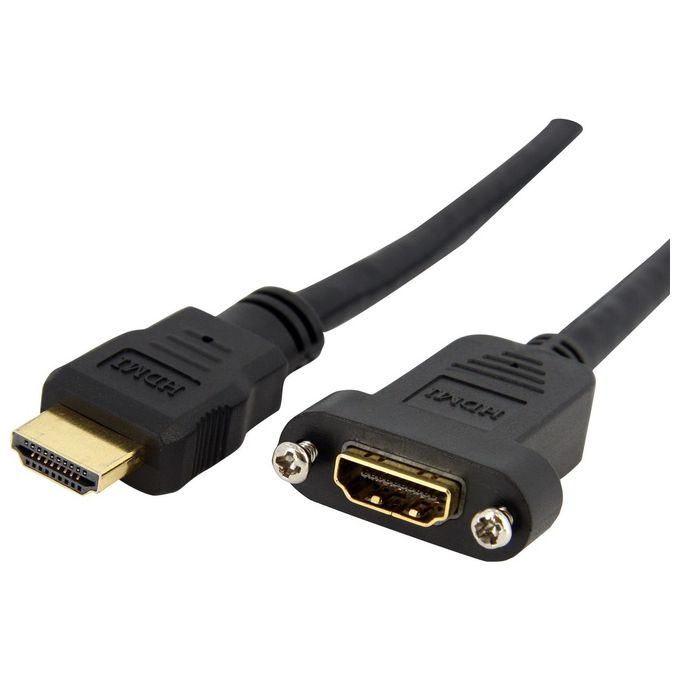 StarTech Cavo HDMI Standard per montaggio a pannello da 91 cm - F-M
