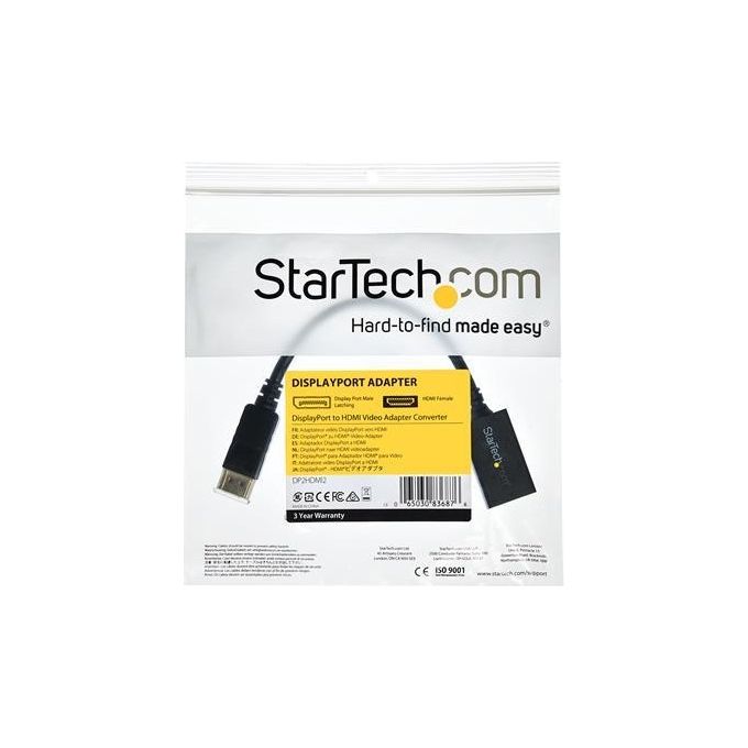 StarTech.com Adattatore Convertitore Video Displayport A Hdmi