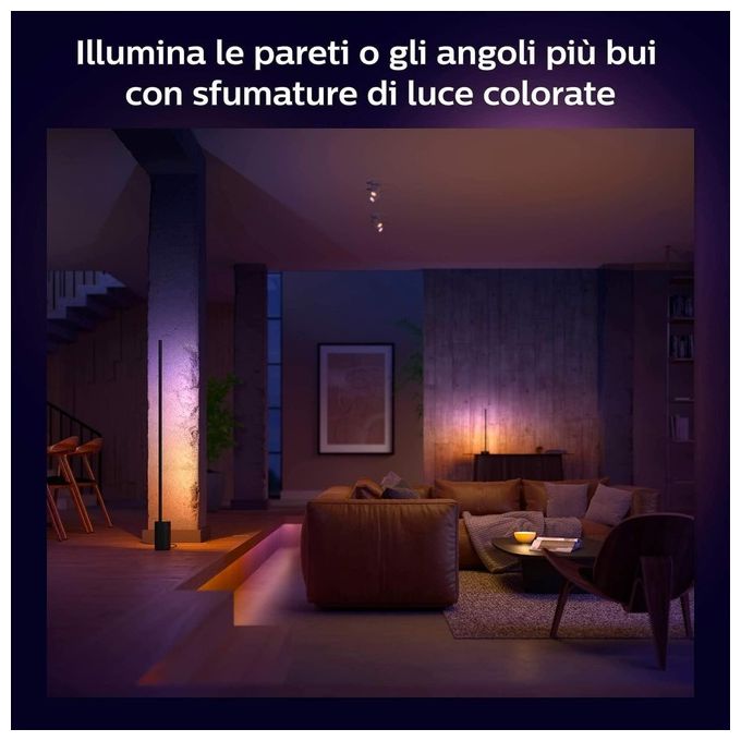 Philips Lampada Signe Gradient Hue White and Color Ambiance Tavolo Moderna con Effetti Luminosi Personalizzabili