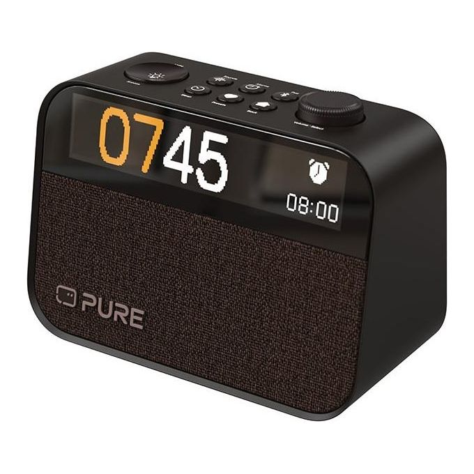 Pure 252448 Moment Radiosveglia DAB+ FM Bluetooth 5.3 Rumore Bianco Luce Alba 5W colore Nero