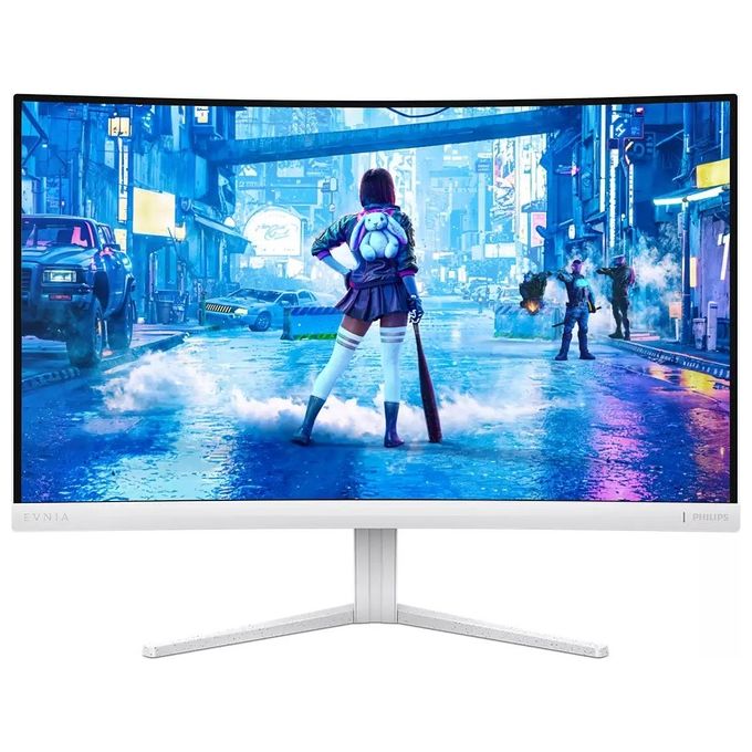 Philips 27M2C5201L-00 Evnia Monitor Gaming Curvo 27'' Full HD 1920x1080 180Hz 1ms VA FreeSync HDR10 colore Bianco