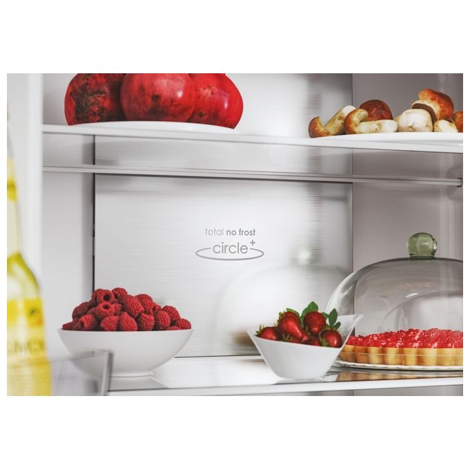 Candy CFQQ5T817EPS Frigorifero 4 Porte 467 L 181,5 cm Classe E Total No Frost 35 dB Multi-Airflow colore Argento