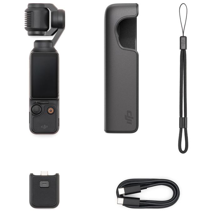 DJI CP.OS.00000301.01 Osmo Pocket 3 Action Cam Gimbal 3 assi CMOS 1'' 4K 120fps 9,4 MP colore Nero