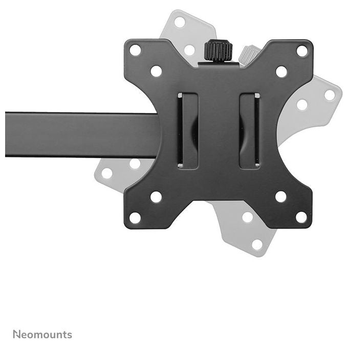 Neomounts FPMA-D550DBLACK Braccio per Monitor Doppio da Scrivania per Schermi 10-32 Pollici VESA 75x75 100x100 mm Regolabile Altezza Profondita' Inclinazione Rotazione Gestione Cavi colore Nero