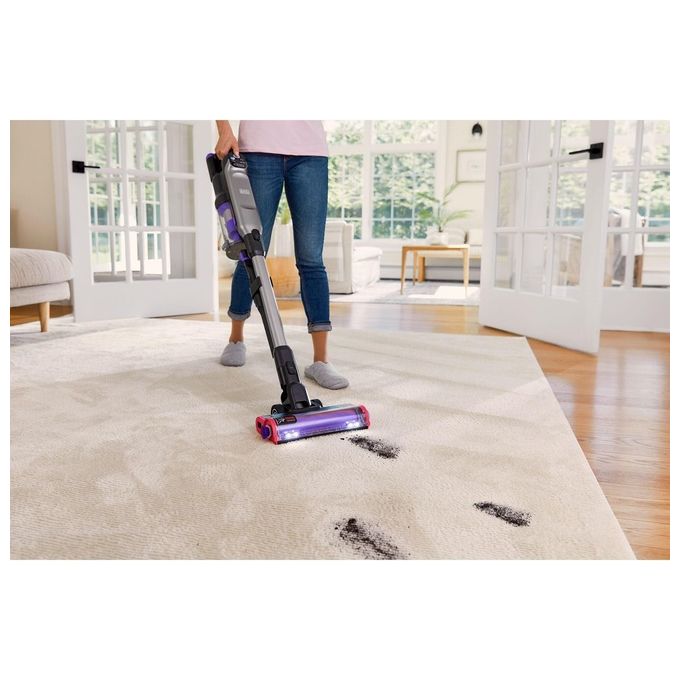 Black and Decker BHFEA640WG Scopa Elettrica Ricaricabile Senza Sacchetto Ciclonica 0,75 L 24 V 35 min colore Nero Acciaio Inox