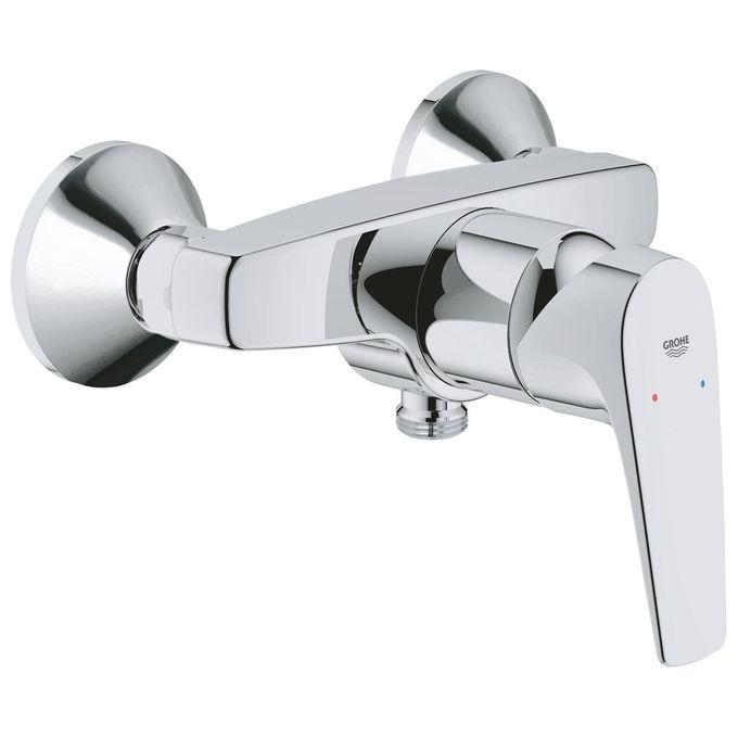 GROHE 23771000 Start Flow Miscelatore Monocomando Esterno per Doccia con Cartuccia a Dischi Ceramici 46 mm e Valvola di Non Ritorno Integrata colore Cromo