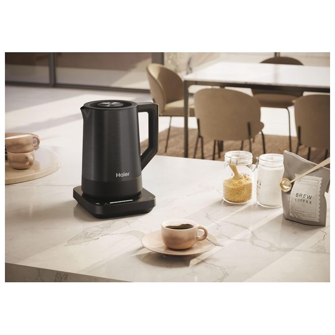 Haier HKE5A 011 I-Master Serie 5 Bollitore Elettrico 1,7 L 2200 W 7 Temperature Touch colore Nero