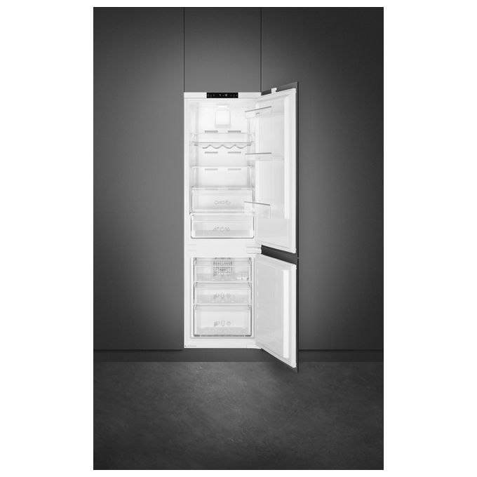 Smeg C8174TNE Frigorifero Combinato da Incasso 254 L 177,5 cm Classe E 38 dB Total No Frost colore Bianco