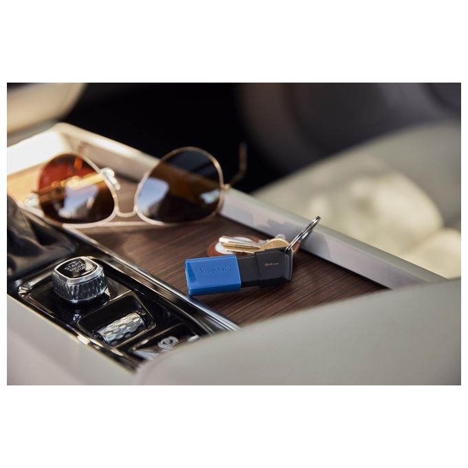 Kingston Flash Drive Usb3.2 64Gb Exodiam Nero-Blu