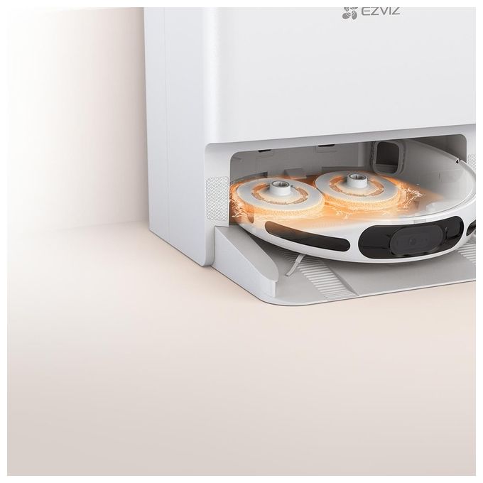EZVIZ CS-RS20-PRO-PGA2 RS20 PRO Robot aspirapolvere Lavapavimenti connesso LiDAR 7200 Pa Wi-Fi autonomia 220 min colore Bianco