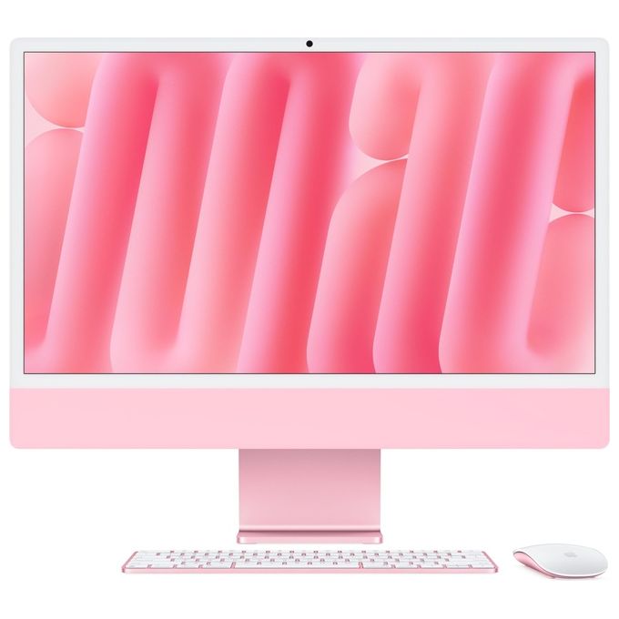Apple MWUG3T-A iMac Computer desktop all-in-one Chip M4 CPU 8-core GPU 8-core 16GB 256GB SSD colore Rosa