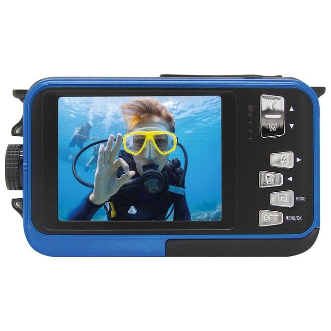 Easypix 10034 W3027 Wave Fotocamera Compatta 5 MP Full HD Impermeabile fino a 3 m colore Blu