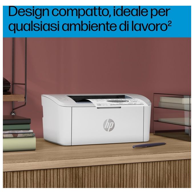 HP 7MD66F#B19 LaserJet M110w Stampante Laser A4 Monocromatica 20 ppm 600x600 DPI Wi-Fi Wi-Fi Direct USB colore Bianco