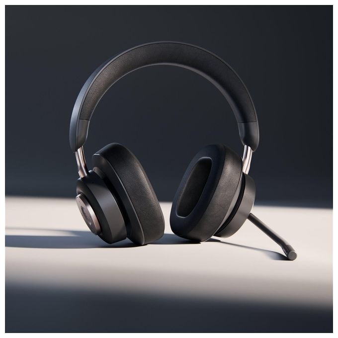 Kensington K83452WW Cuffie over-ear Bluetooth H3000 Cancellazione Rumore Attiva con AI Durata Batteria 60 h Connessione Bluetooth 5.2 colore Nero