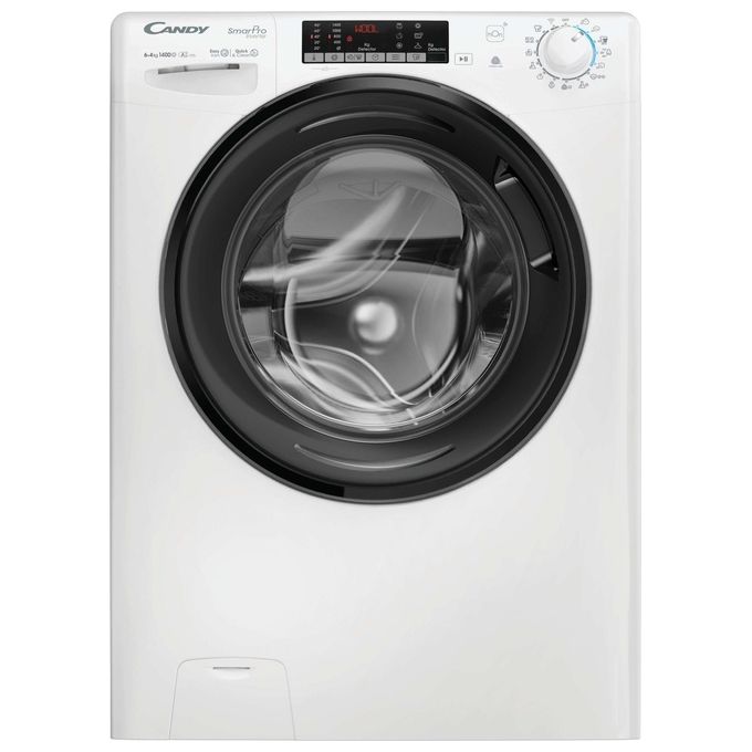 Candy CSOW44644TWMB6-S Smart Pro Lavasciuga Slim 6-4 Kg 1400 rpm Classe A Inverter Wi-Fi Vapore (85x65x45 cm) colore Bianco