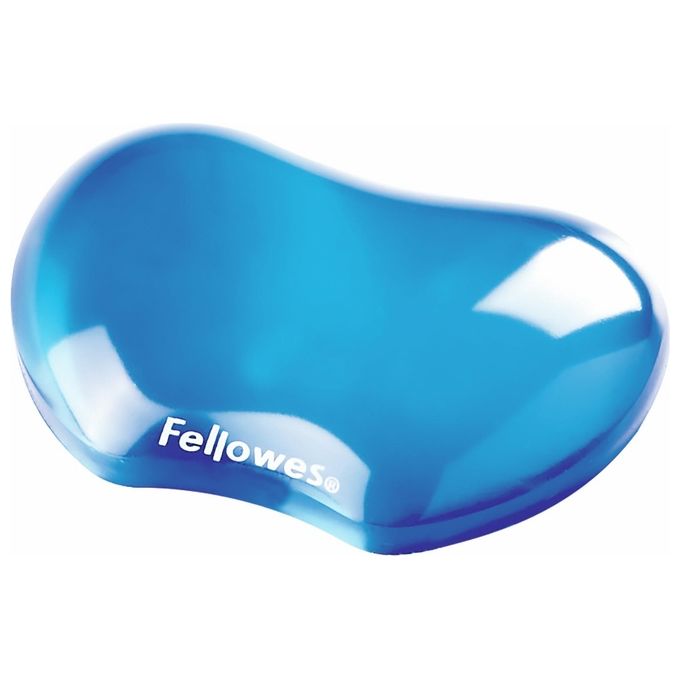 Fellowes Pad Poggiapolsi Trasparente Blu