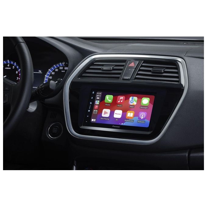 Pioneer SPH-DA77DAB Ricevitore multimediale per auto 2 DIN touch screen 6,8'' DAB+ FLAC Wi-Fi Bluetooth Apple CarPlay Android Auto colore Nero