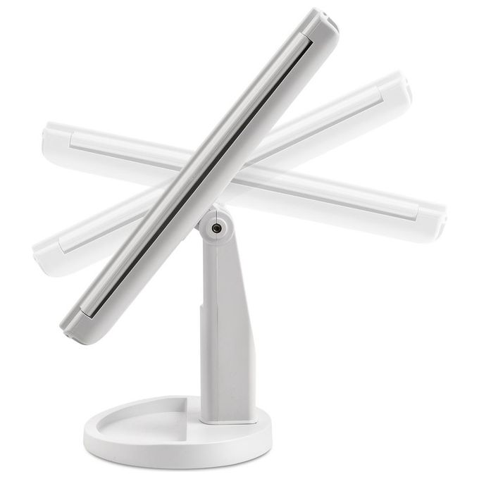 Girmi Specchio per Trucco con Luce Led 3x Batterie e Usb