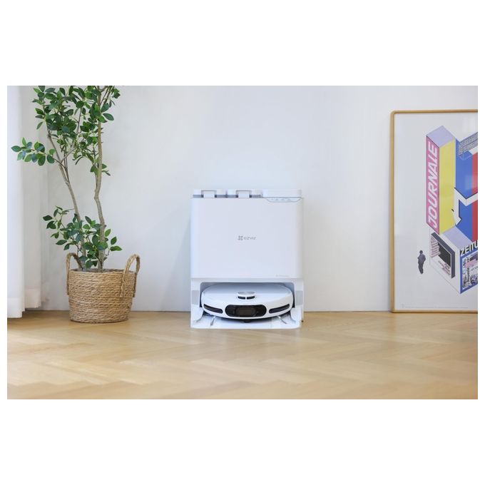 EZVIZ CS-RS20-PRO-PGA2 RS20 PRO Robot aspirapolvere Lavapavimenti connesso LiDAR 7200 Pa Wi-Fi autonomia 220 min colore Bianco
