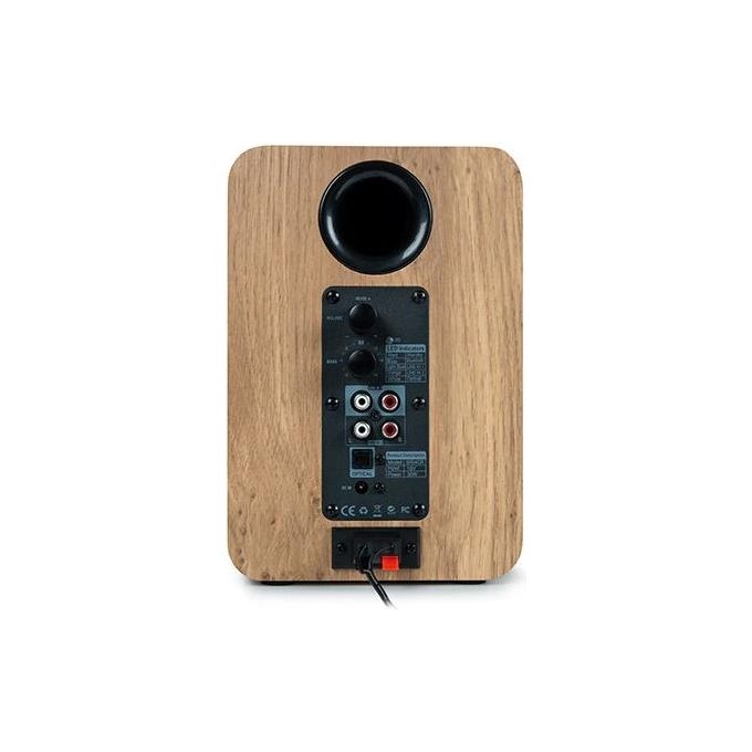 Thomson WS602DUO Casse Acustiche 2.0 Bookshelf 100 W Bluetooth 5.0 RCA Telecomando colore Legno