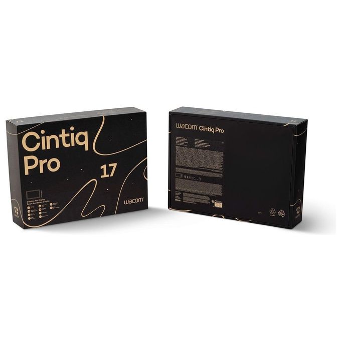 Wacom DTH172K0B Cintiq Pro 17 Tavoletta Grafica 4K 17.3'' 120 Hz HDR Pantone Validated colore Nero