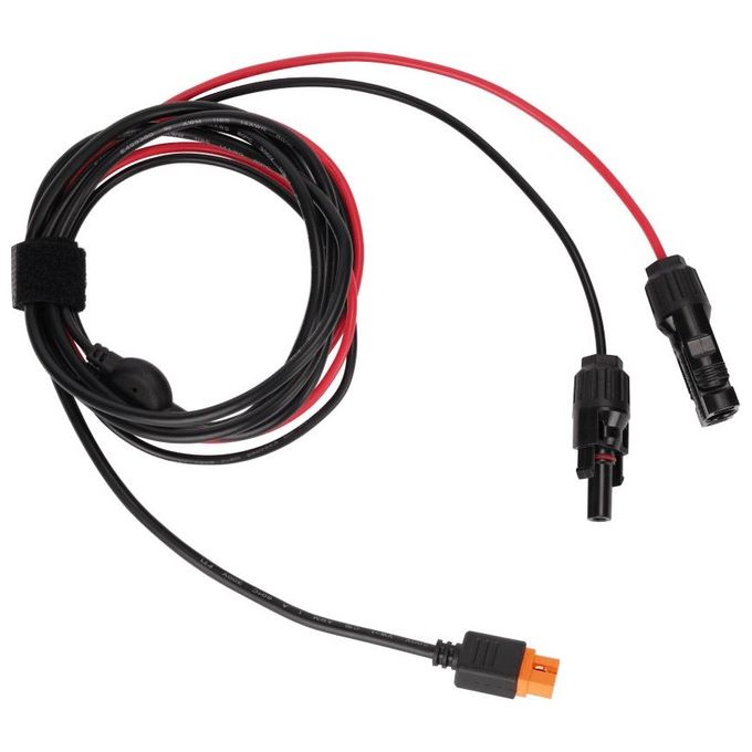 EcoFlow LMC4-XT60I-3.5M Cavo di Ricarica Solare MC4 a XT60i 3.5 m per Serie RIVER e DELTA colore Nero Rosso