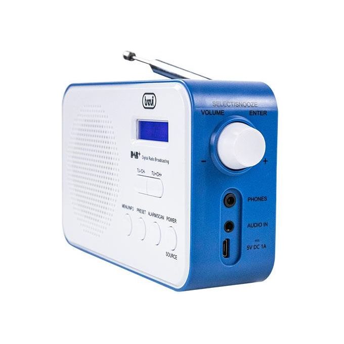 Trevi DAB 7F92 R Radio Portatile Digitale Blu-Bianco