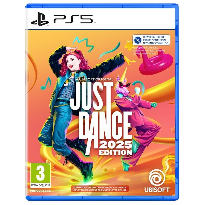 Ubisoft Just Dance 2025 Edition Videogioco Digital Download Code in a Box PlayStation 5