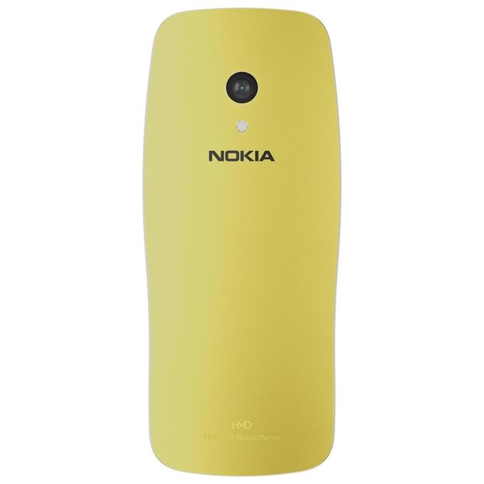 Nokia 1GF025CPD4L06 3210 Telefono Cellulare 4G 2024 Display 2.4'' Fotocamera 2 MP Bluetooth 5.0 Radio FM MP3 Dual SIM colore Oro