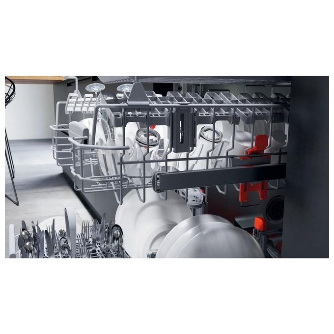 Hotpoint HIC 3C41 CW Lavastoviglie da Incasso a Scomparsa Totale 14 coperti Classe C 41 dB Motore Inverter 9 Programmi (82x60x55 cm) colore Argento