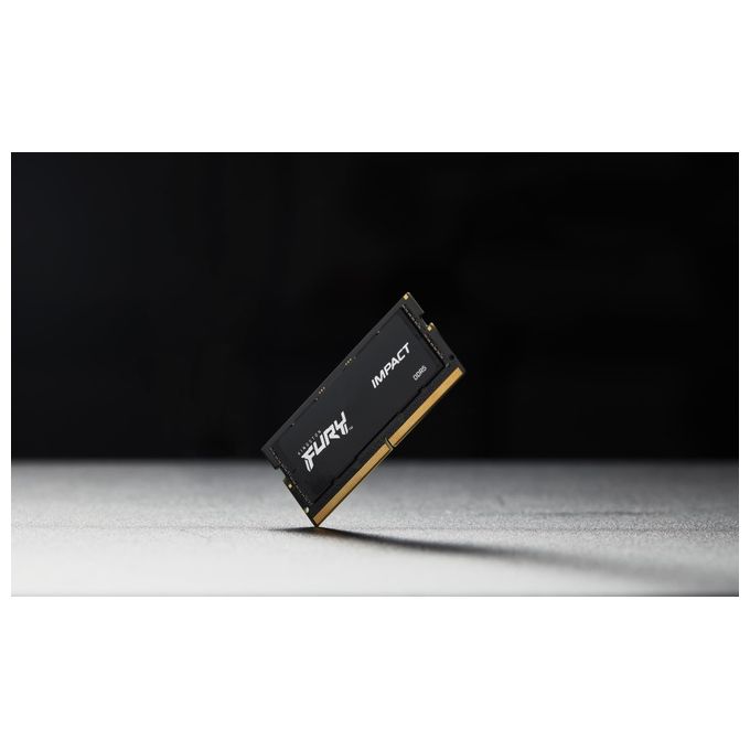 Kingston KF556S40IB-16 FURY Impact Memoria RAM 16GB DDR5 5600MHz CL40 SO-DIMM XMP 3.0 colore Nero