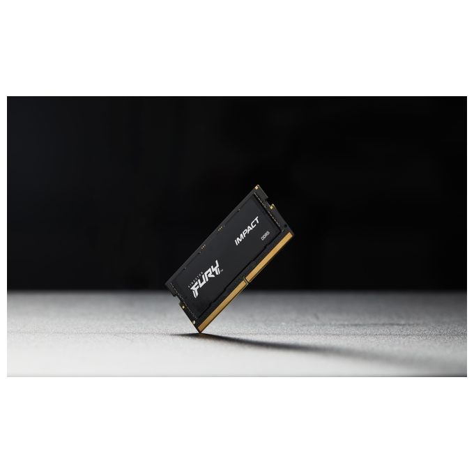Kingston KF548S38IBK2-32 FURY Impact Memoria RAM DDR5 32 GB 2 x 16 GB 4800 MT-s CL38 colore Nero