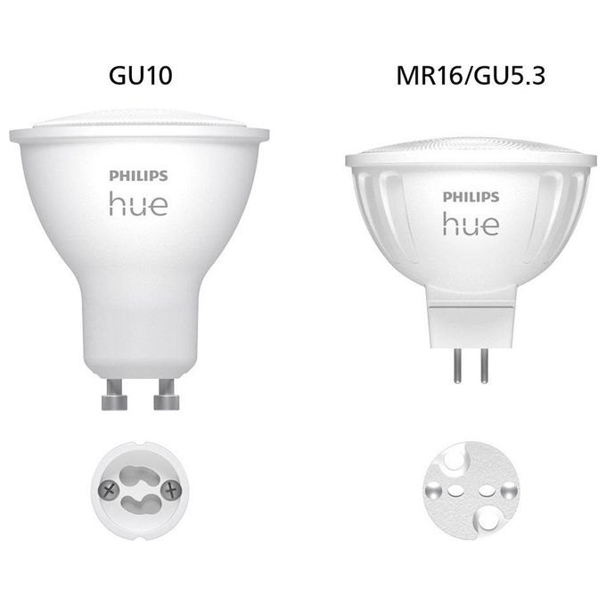 Philips Hue White and Color Ambiance MR16 Faretto Connesso Confezione da 2