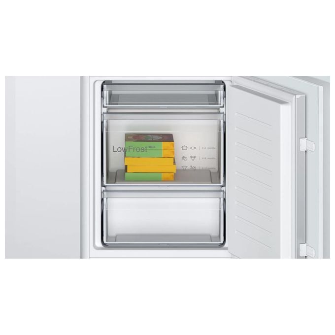 Bosch KIV865SE0 Serie 2 Frigorifero Combinato da Incasso 267 L 177,2 cm Classe E 35 dB Low Frost colore Bianco