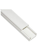 Link canalina passacavi adesiva in pvc mm 25x16 mt 2 con coperchio scorrevole Bianco