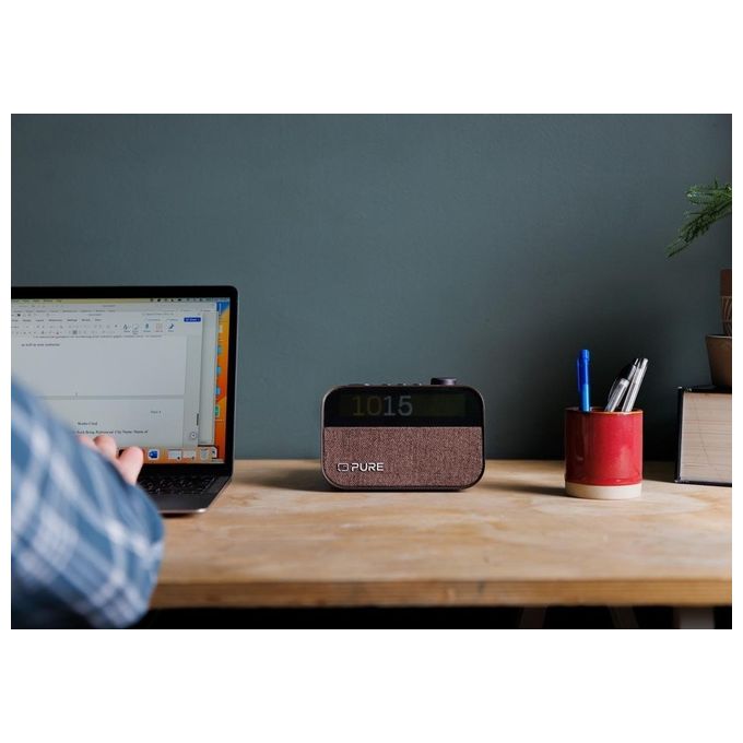 Pure 252448 Moment Radiosveglia DAB+ FM Bluetooth 5.3 Rumore Bianco Luce Alba 5W colore Nero